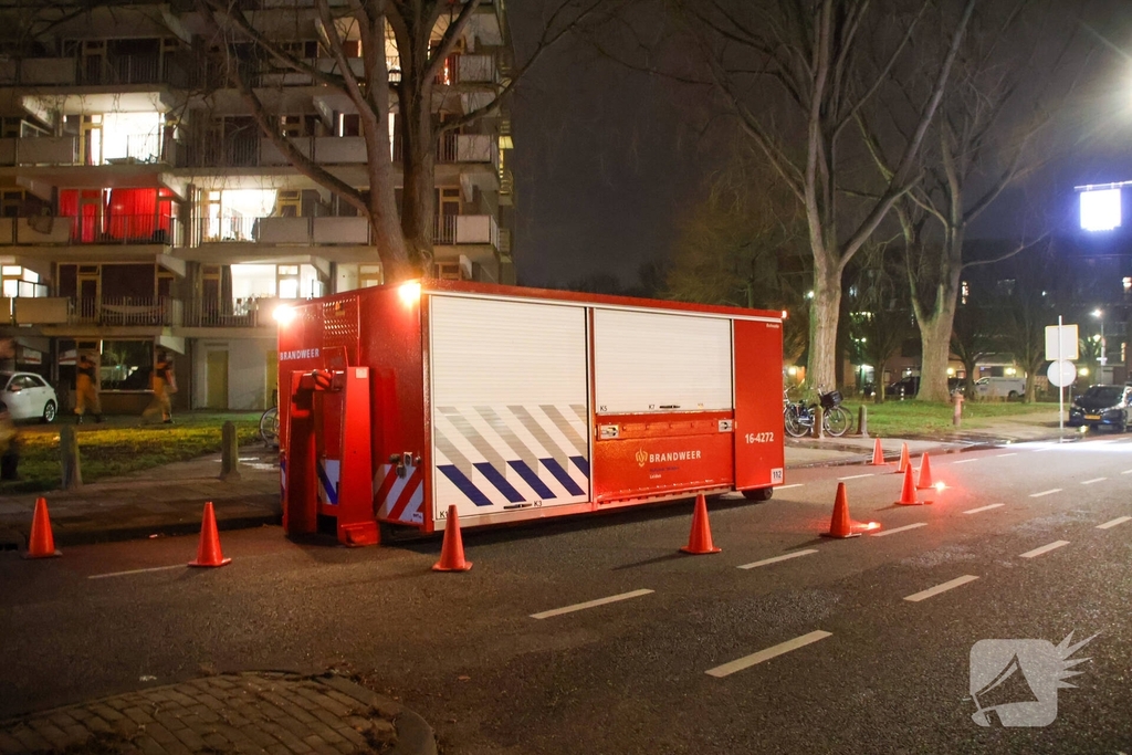 Meerdere woningen onder water door leidingbreuk