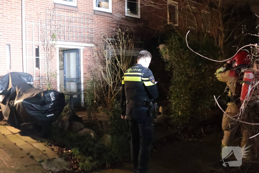Brand in wasmachine leidt tot snelle brandweeractie