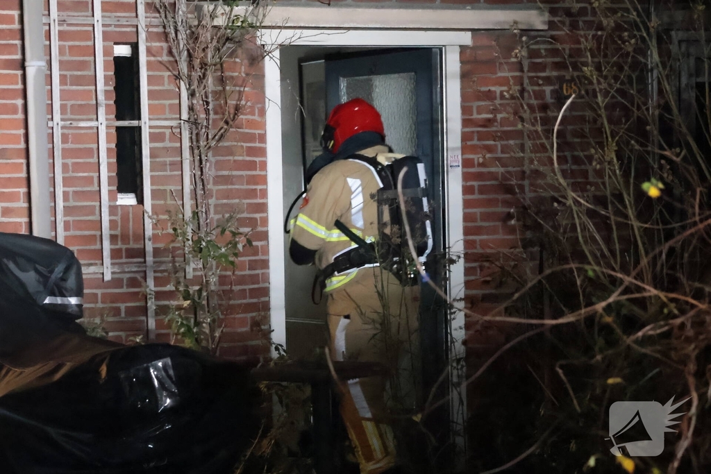 Brand in wasmachine leidt tot snelle brandweeractie