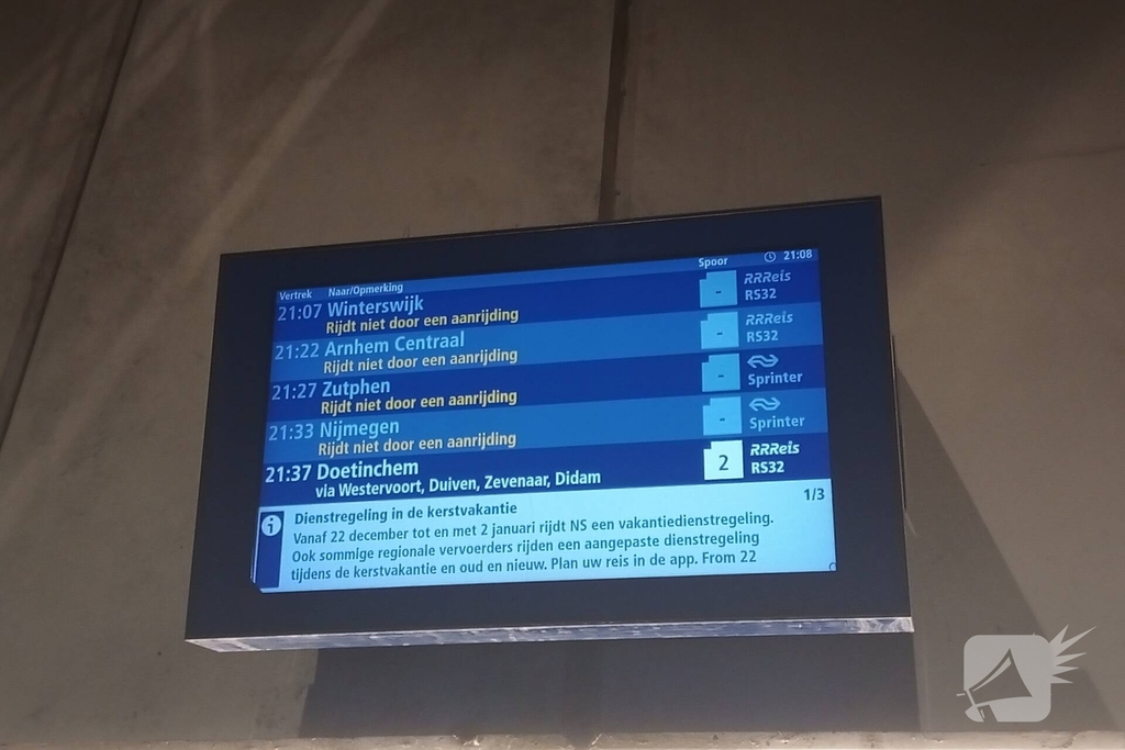 Spoorwegongeval leidt tot grote hulpverlening