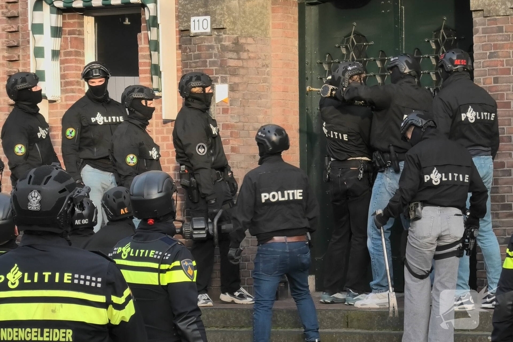 Politieactie leidt tot ontruiming van pand