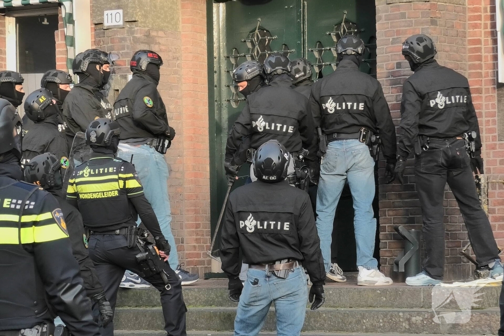 Politieactie leidt tot ontruiming van pand