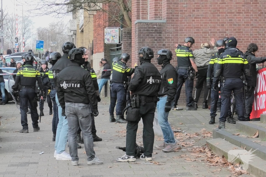 Politieactie leidt tot ontruiming van pand