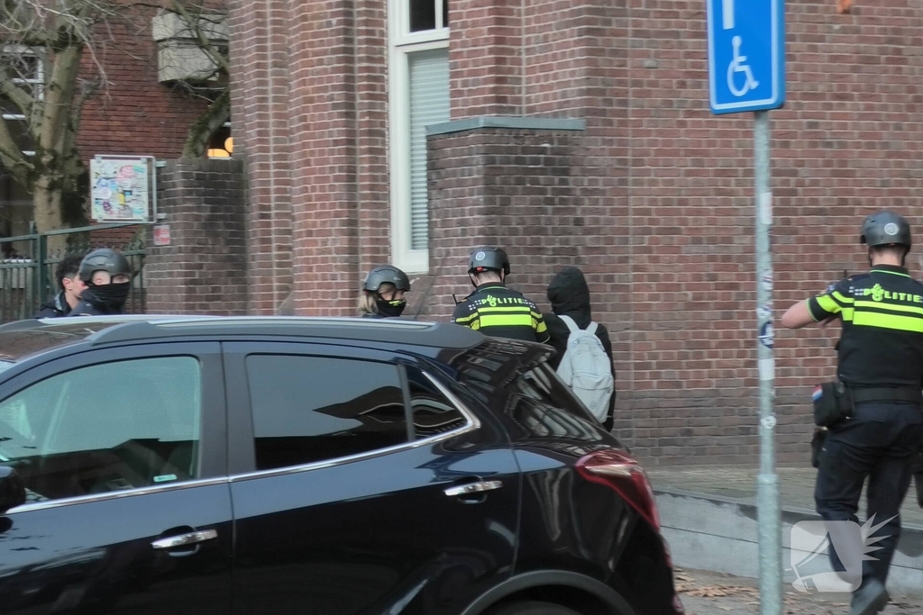 Politieactie leidt tot ontruiming van pand