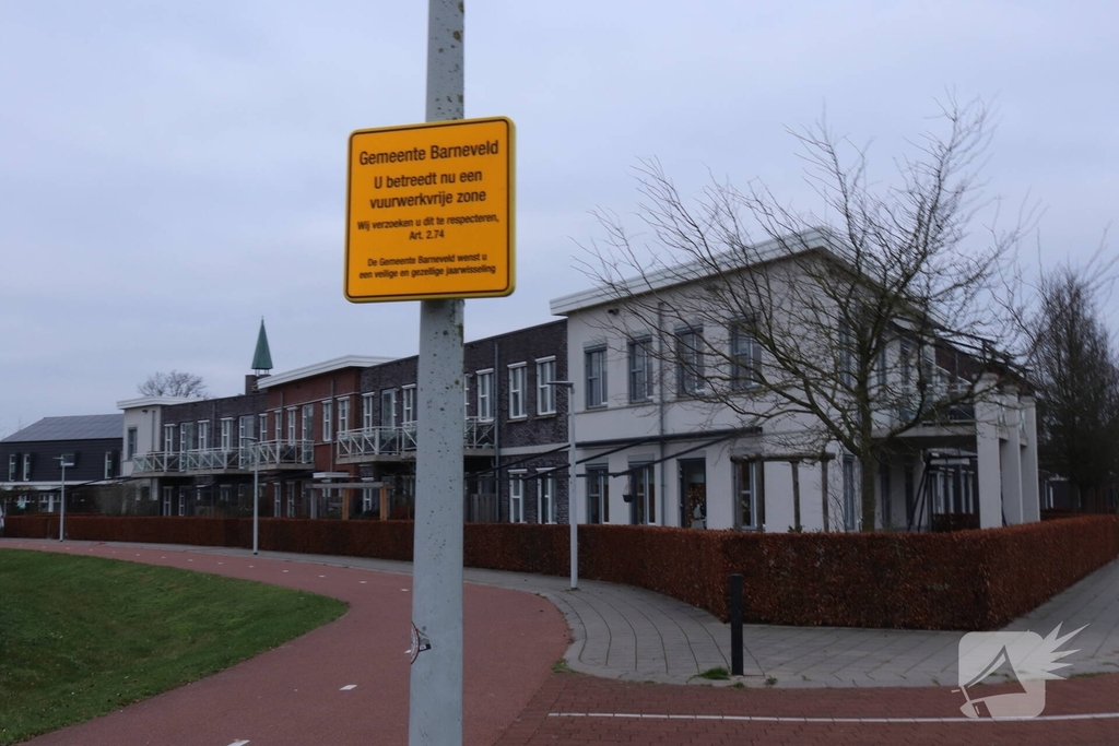 Gemeente plaatst borden vuurwerkvrije zones bij zorginstellingen