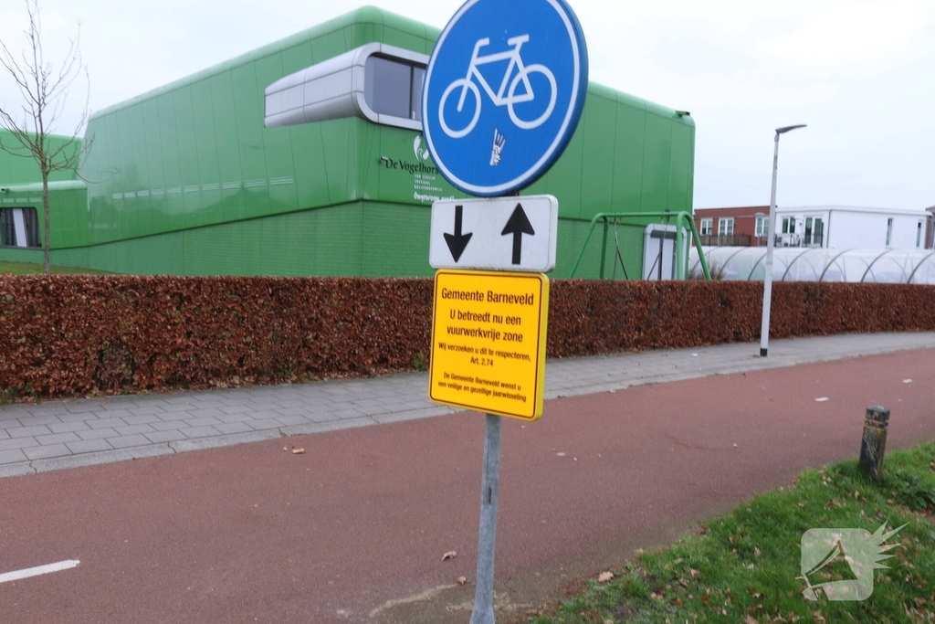 Gemeente plaatst borden vuurwerkvrije zones bij zorginstellingen