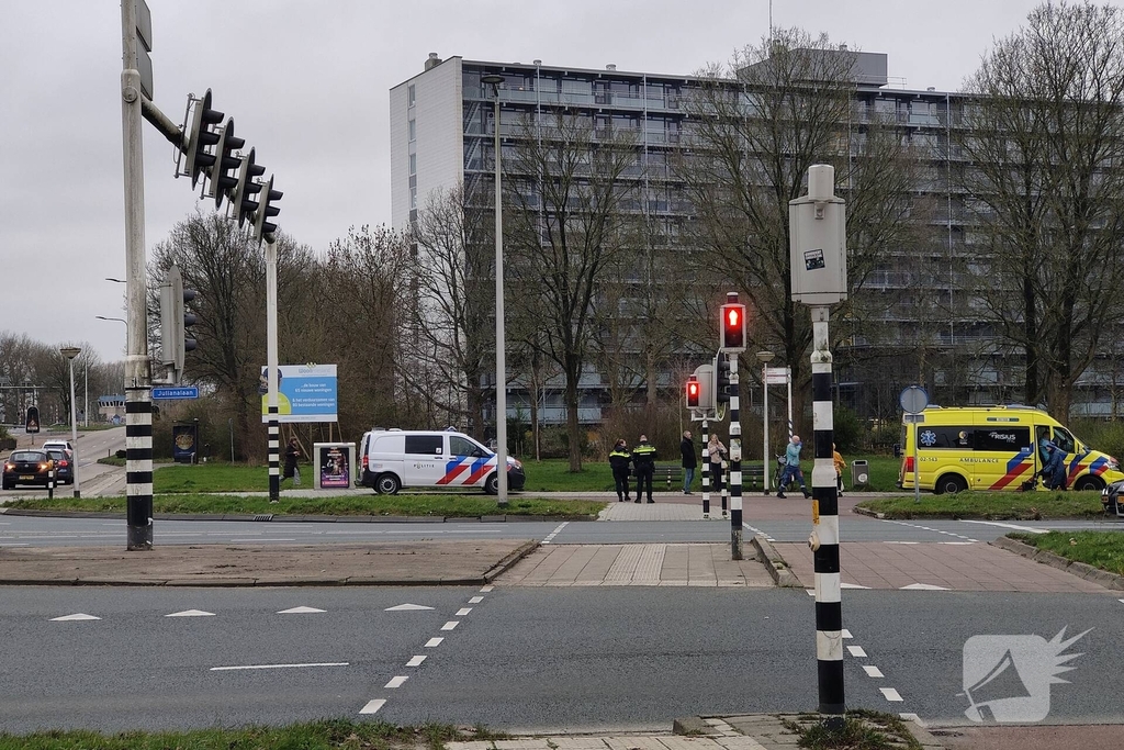 Fietser en auto betrokken bij ongeval