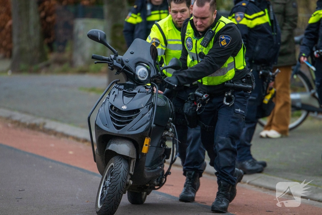 Ongeval met scooter en automobilist