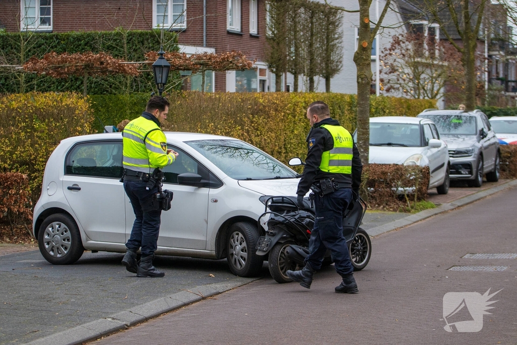 Ongeval met scooter en automobilist