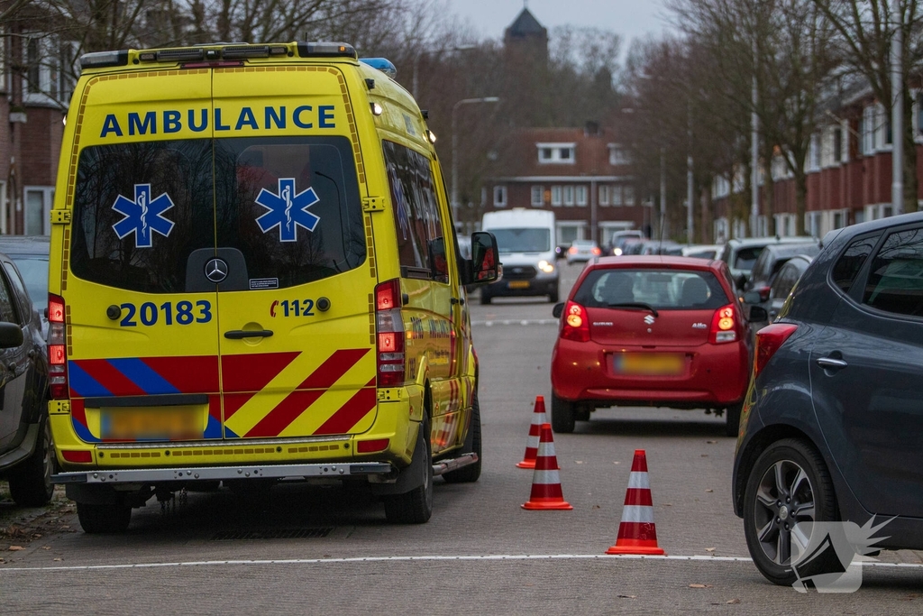 Voetganger betrokken bij aanrijding