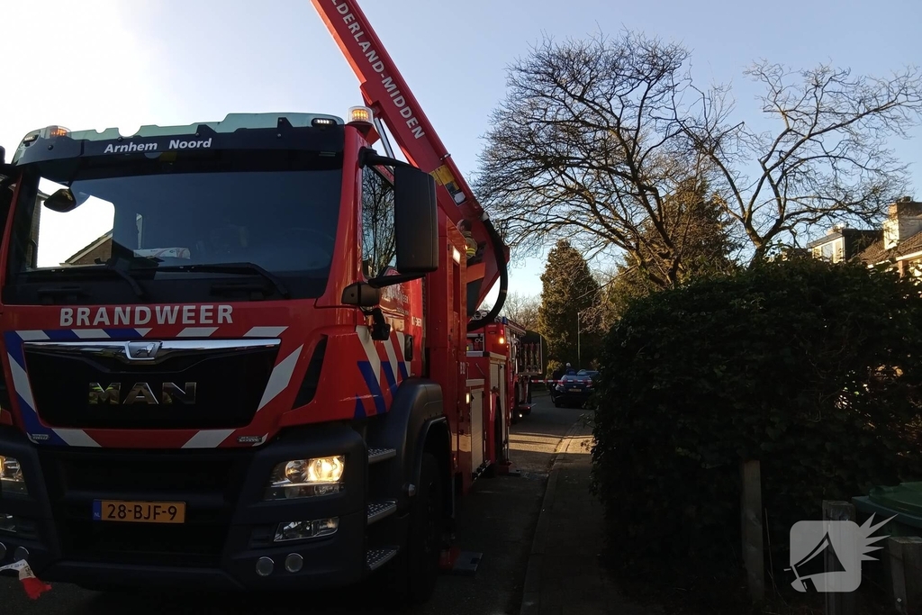 Brand in woning snel onder controle