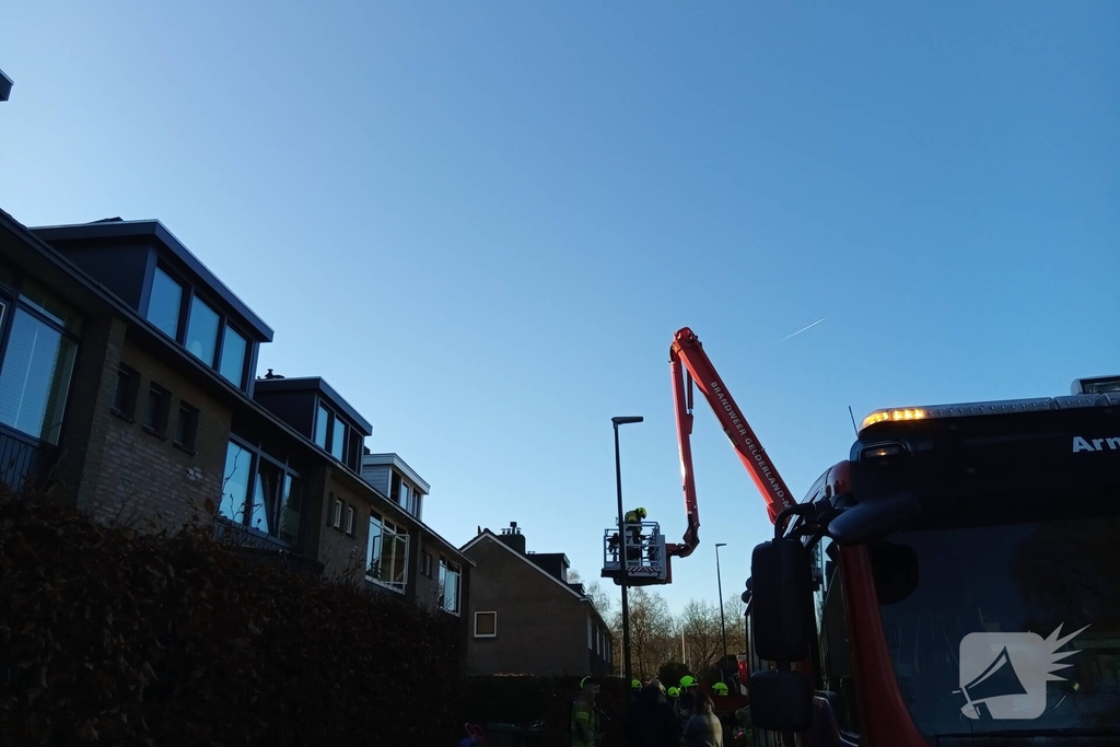 Brand in woning snel onder controle