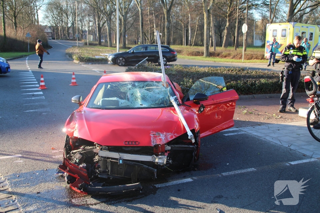 Flinke aanrijding met Audi R8