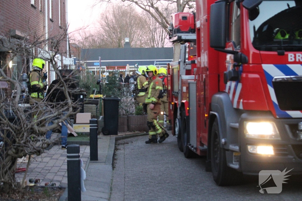 Brandweer schaalde op na melding woningbrand