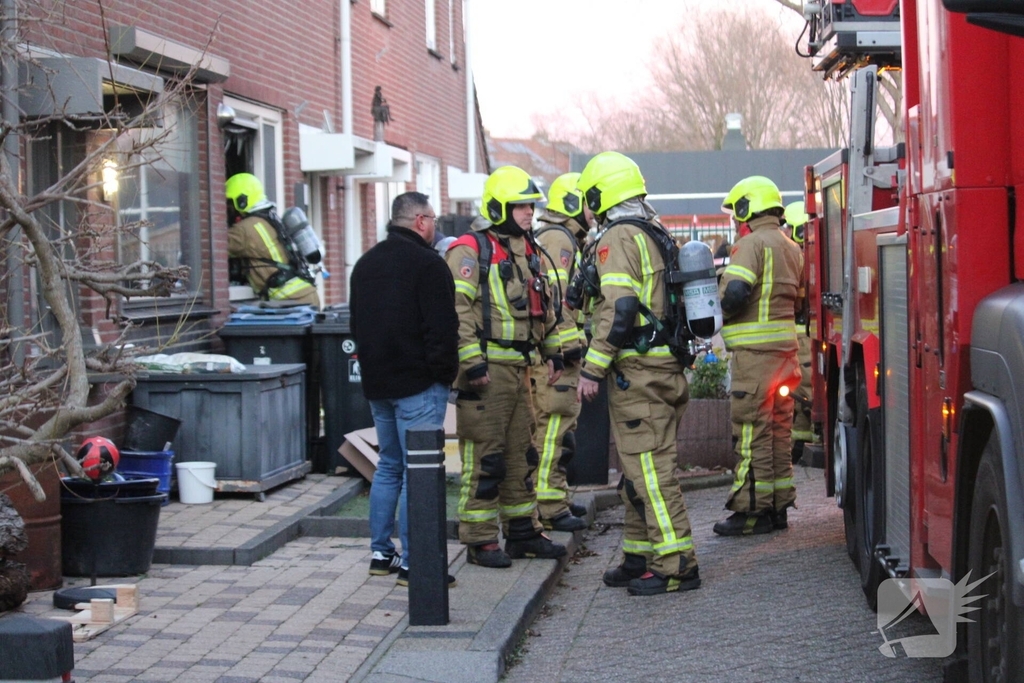 Brandweer schaalde op na melding woningbrand