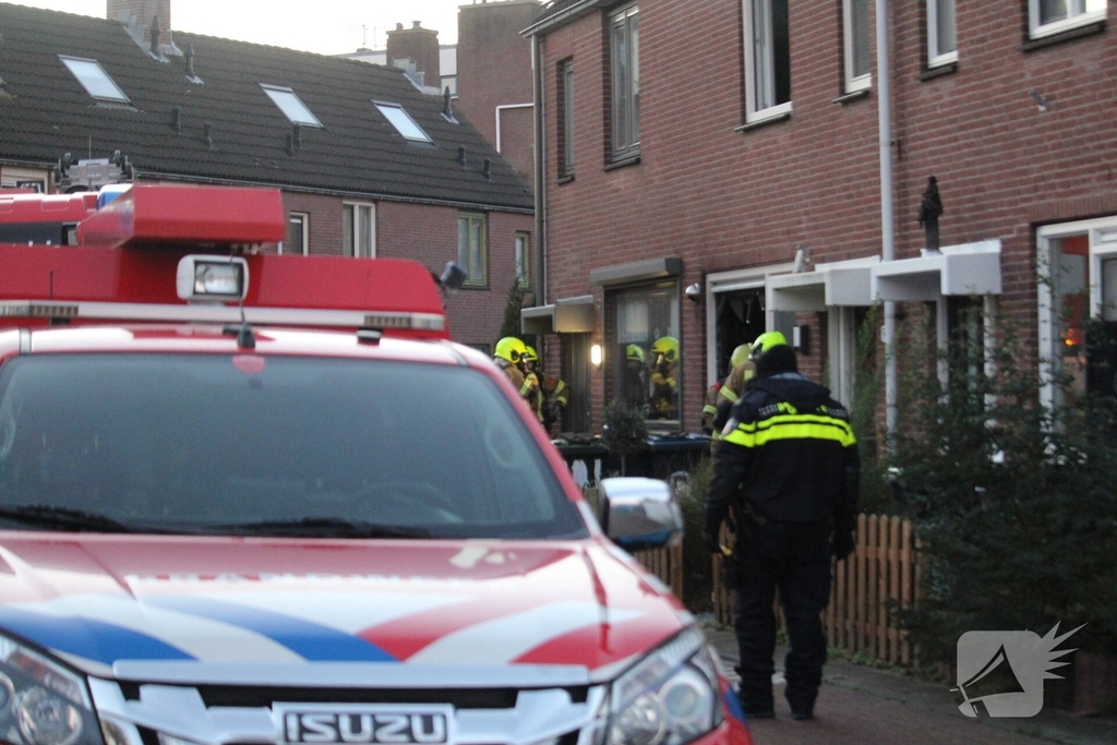 Brandweer schaalde op na melding woningbrand