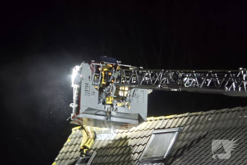 Brandweer ingezet voor schoorsteenbrand