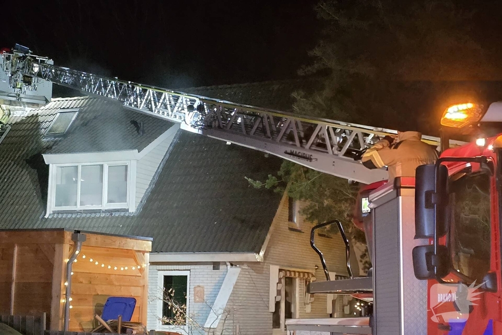 Brandweer ingezet voor schoorsteenbrand