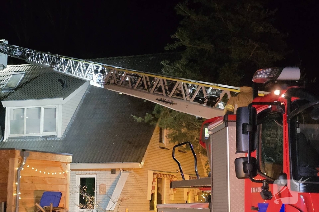 Brandweer ingezet voor schoorsteenbrand