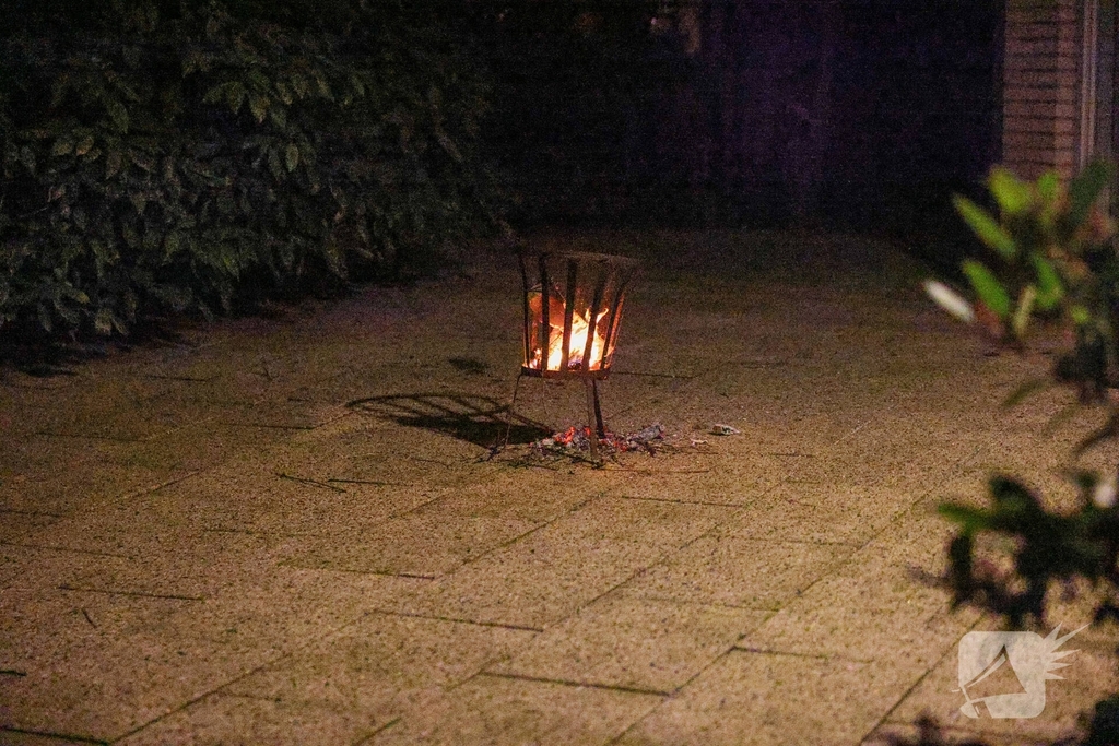 Brandweer in actie bij kerstavuur