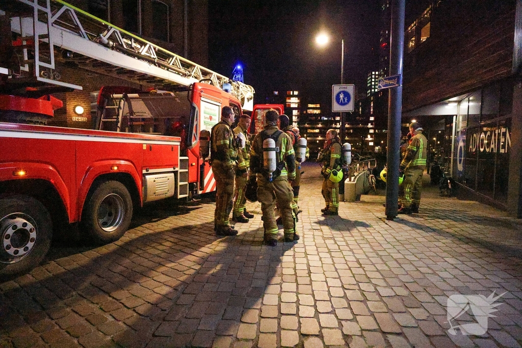 Brandweer in actie bij kerstavuur