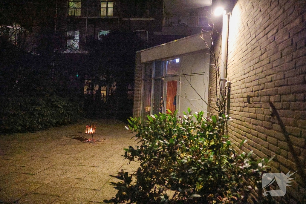 Brandweer in actie bij kerstavuur