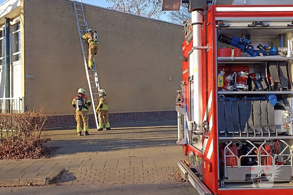 Brand in gymzaal snel geblust