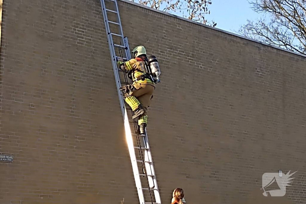 Brand in gymzaal snel geblust