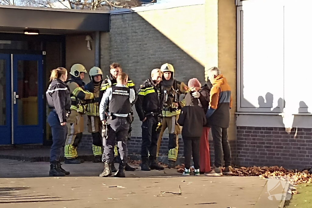 Brand in gymzaal snel geblust