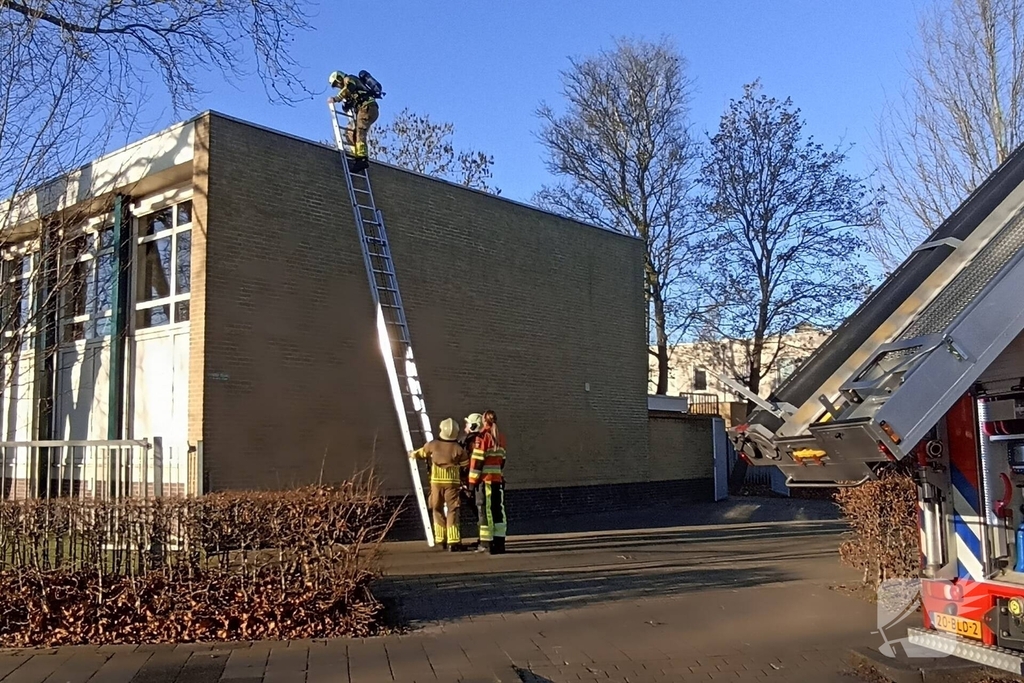 Brand in gymzaal snel geblust