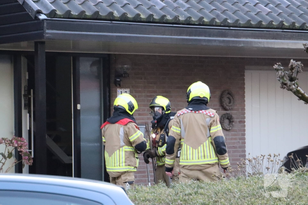 Brand in woning snel geblust