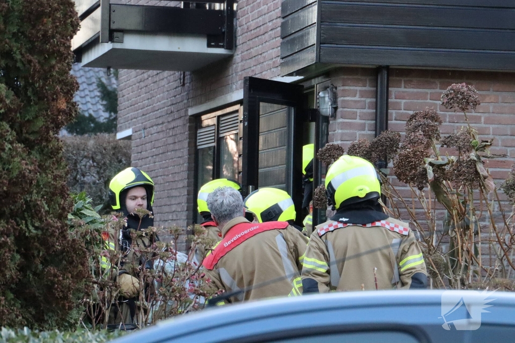 Brand in woning snel geblust