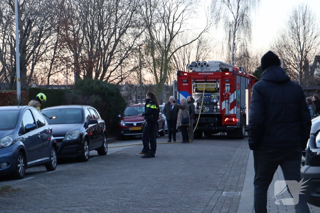 Brand in woning snel geblust