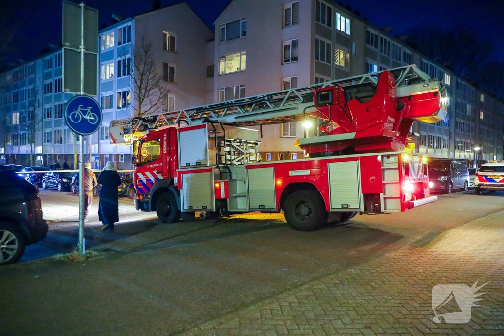 Brand in flatwoning leidt tot gewonde