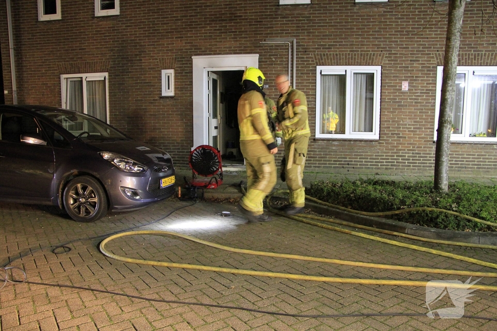 Woningbrand leidt tot gewonde