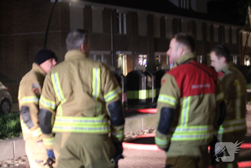 Containerbrand veroorzaakt rookoverlast