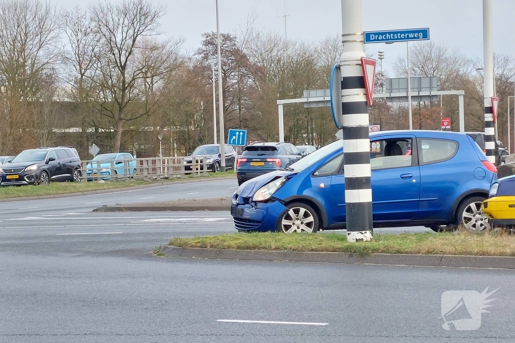 Kop-staartbotsing bij verkeerslichten