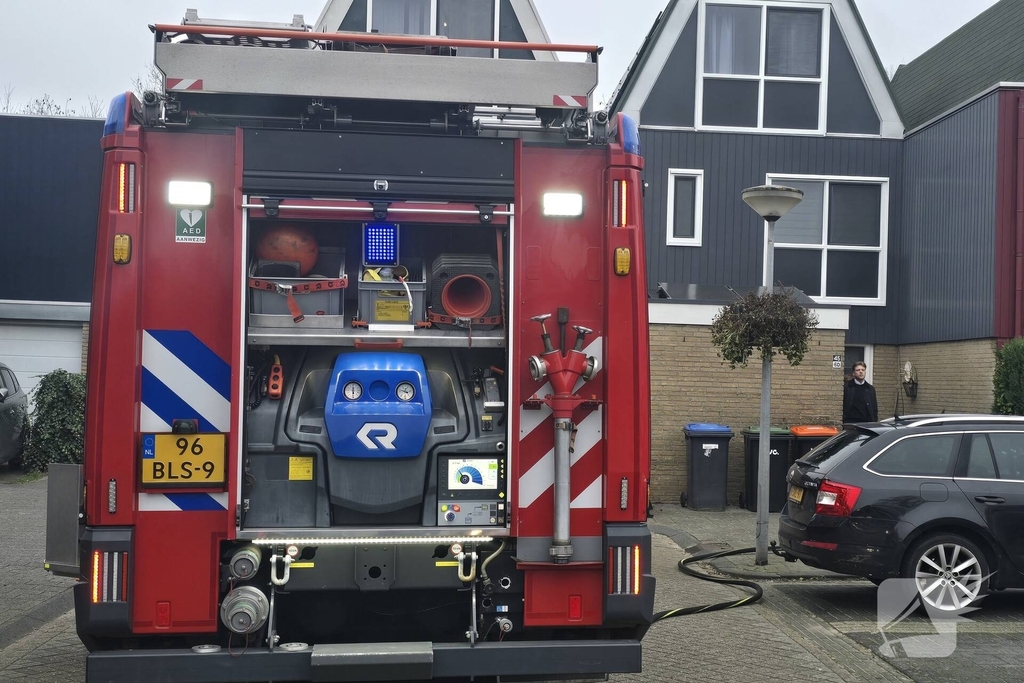 Brand in woning snel onder controle