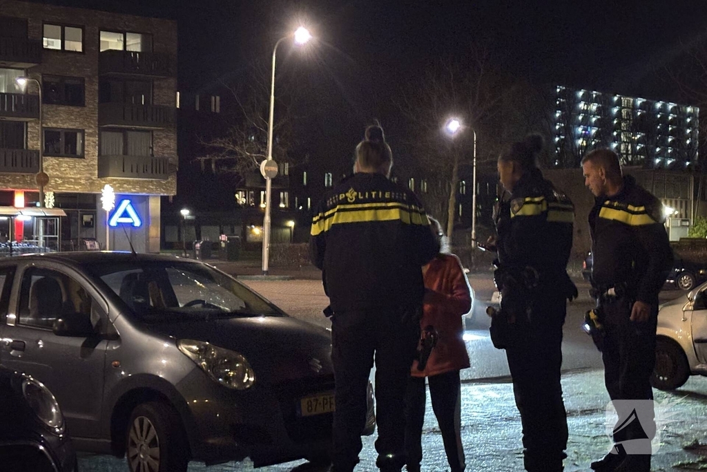 Ongeval door voorrangsfout, barst in ruit van auto