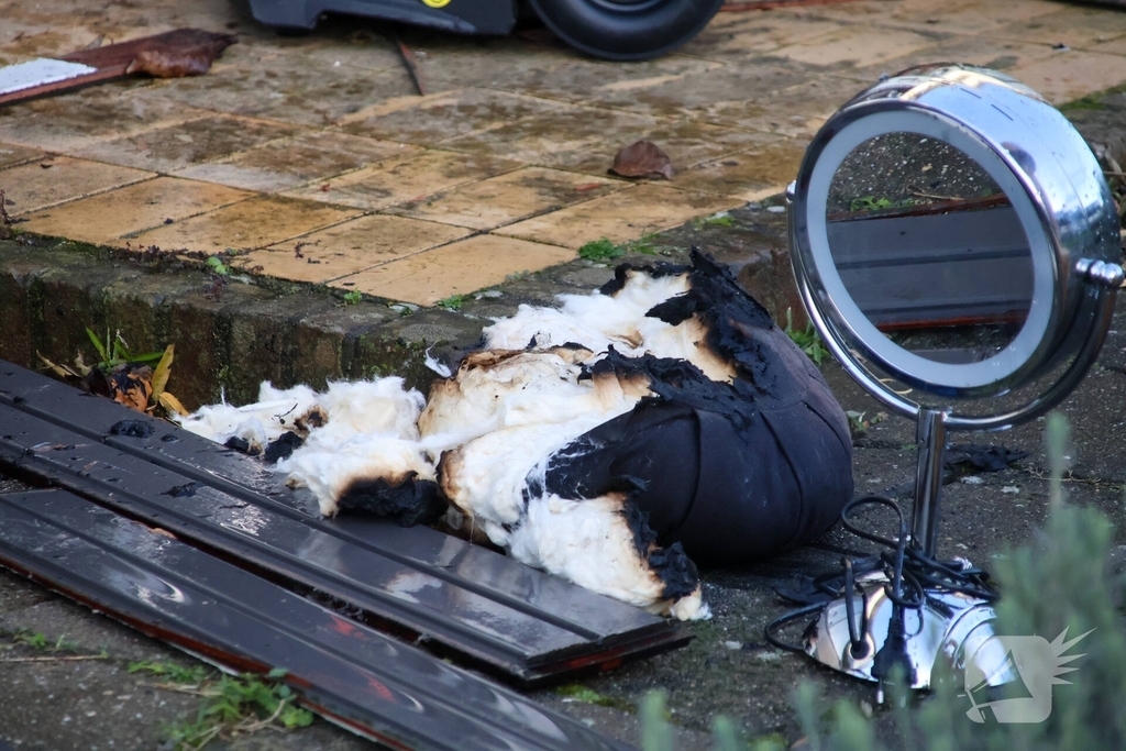 Brand in woning geblust door brandweer