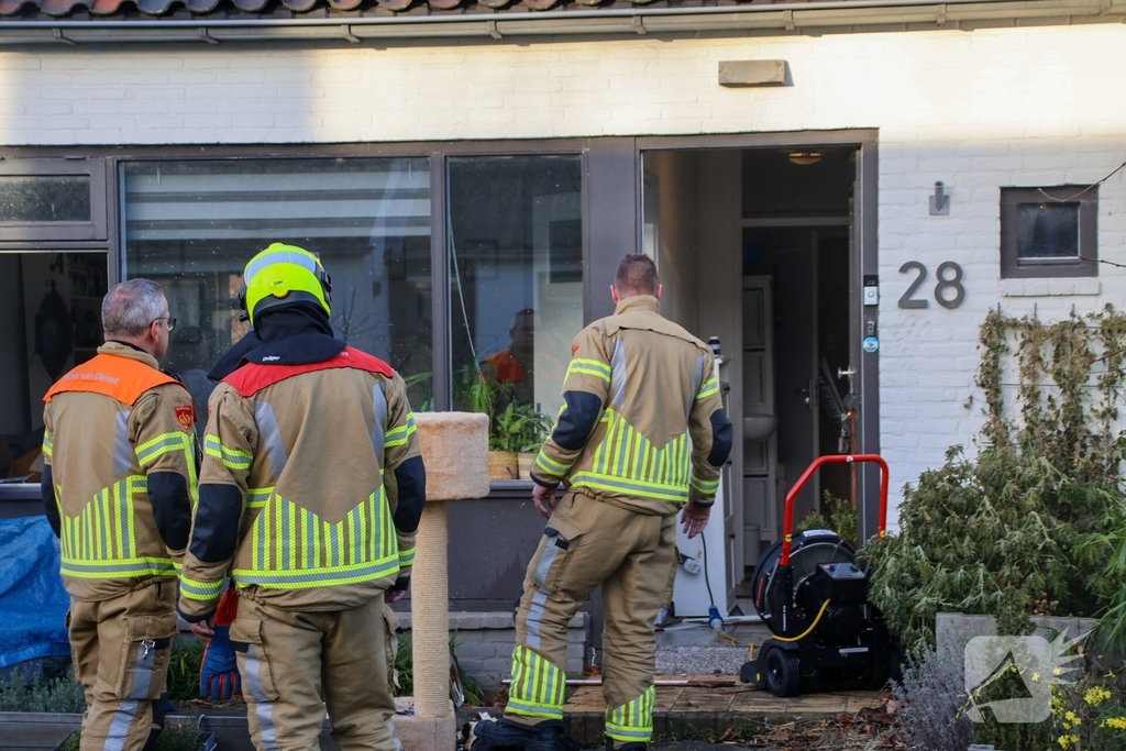 Brand in woning geblust door brandweer