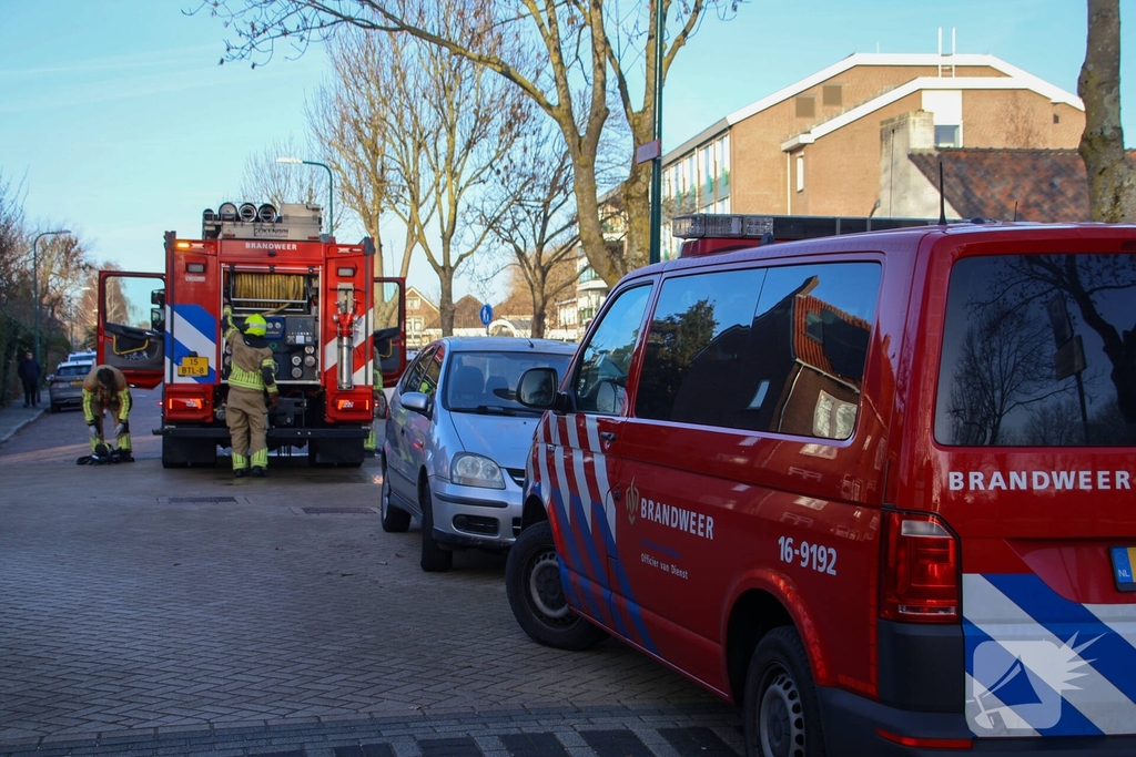 Brand in woning geblust door brandweer