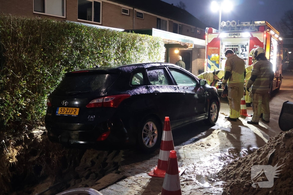 Sinkhole door waterlekkage zorgt voor problemen