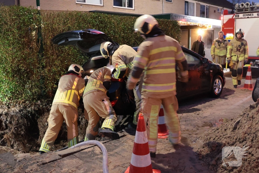 Sinkhole door waterlekkage zorgt voor problemen