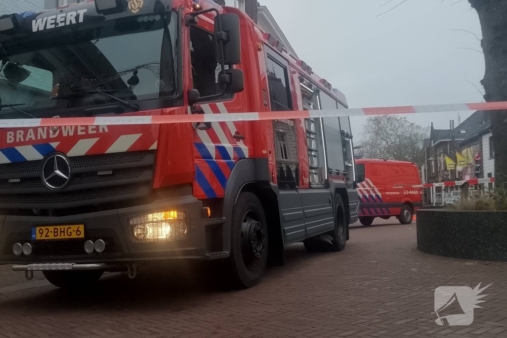 Waterlekkage zorgt voor inzet brandweer