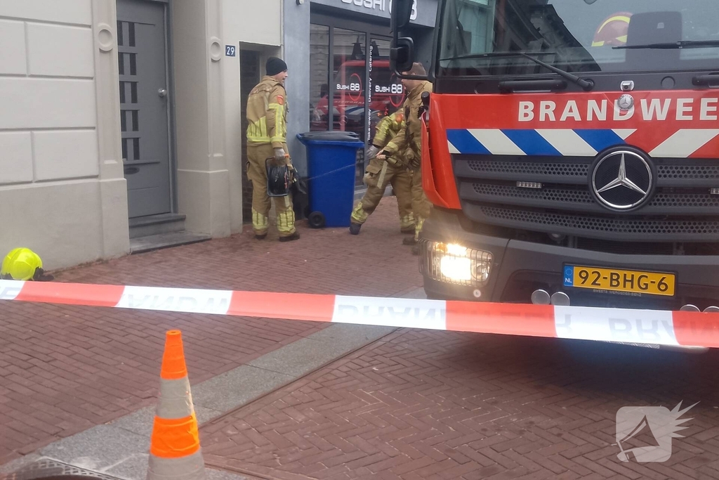 Waterlekkage zorgt voor inzet brandweer