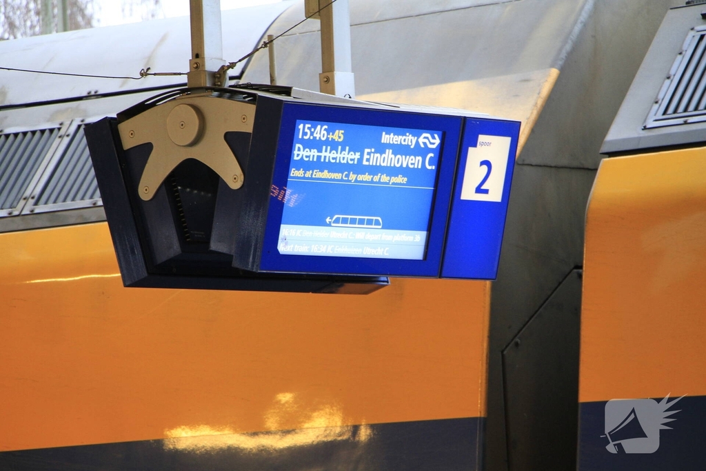 Politieonderzoek leidt tot treinvertraging