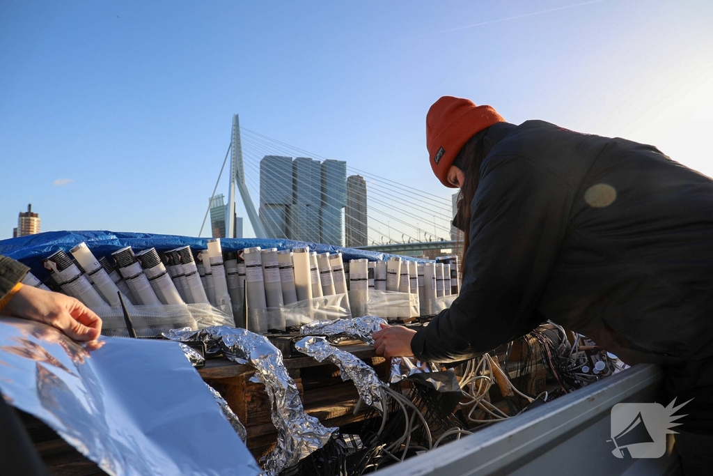 Laatste voorbereidingen voor vuurwerkshow gestart
