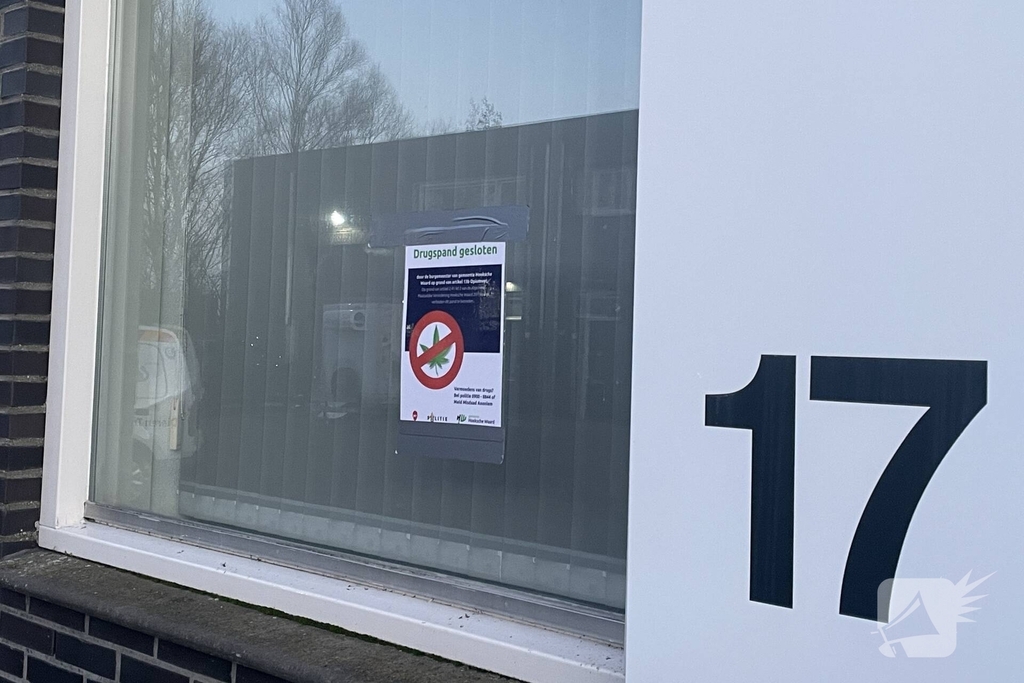 Burgemeester sluit pand vanwege hennepkwekerij