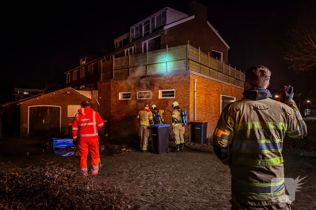 Brand in klikos geblust